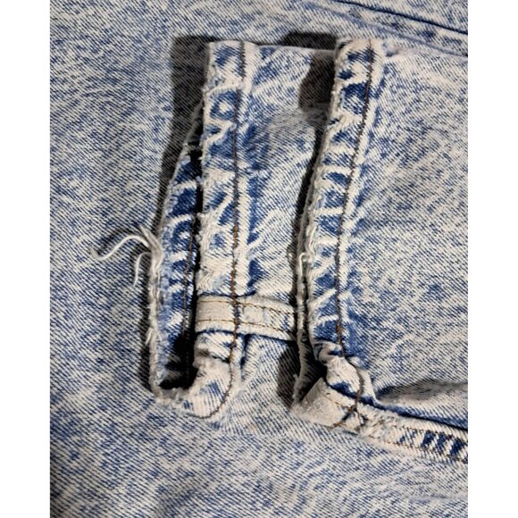 Vintage Levis 550 Jeans Acid Wash Distressed W 30 Relaxed Fit Blue Denim - Picture 9 of 13